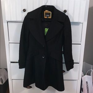 Sam Edelman black wool coat